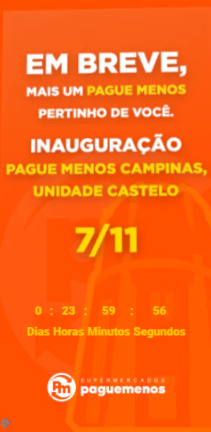 Campanha Supermercado Pague Menos BRASIL